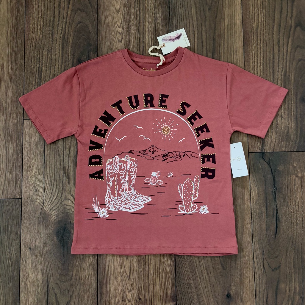 Jessica Simpson Western Girls Graphic Tee, Small